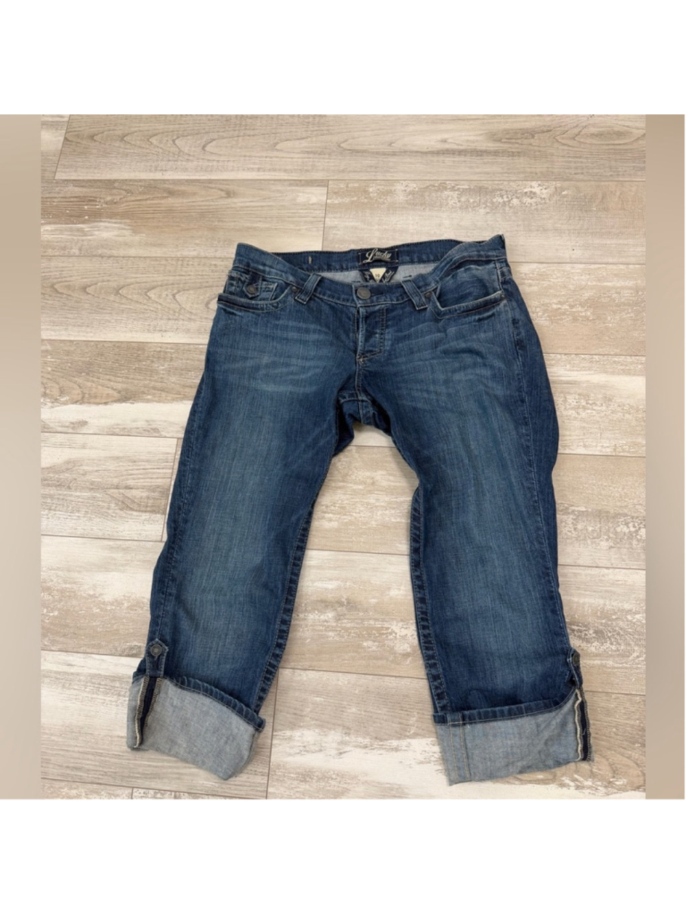 Lucky Brand Sweet N Low Crop Capri Jeans Size 10 / 30 EUC